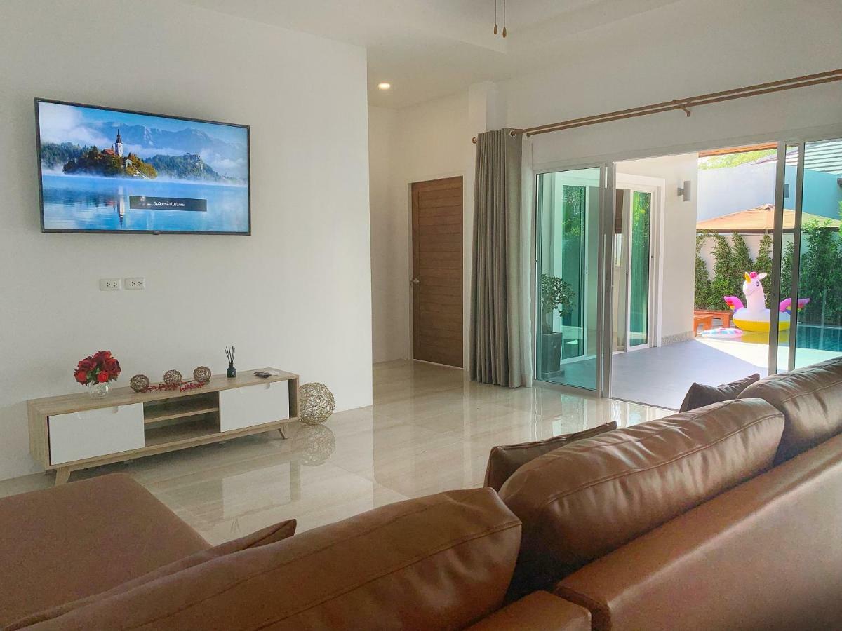 Private New Pool Villa Near Laguna Пляж Банг Тао Экстерьер фото